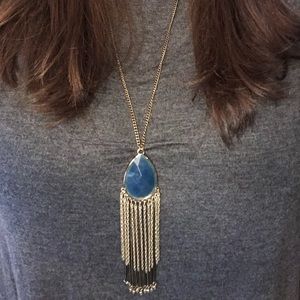 LOFT long necklace with gemstone